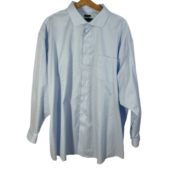 Jos. A. Bank Reserve Collection Light Blue White Button Down Collared Shirt - Picture 1 of 7